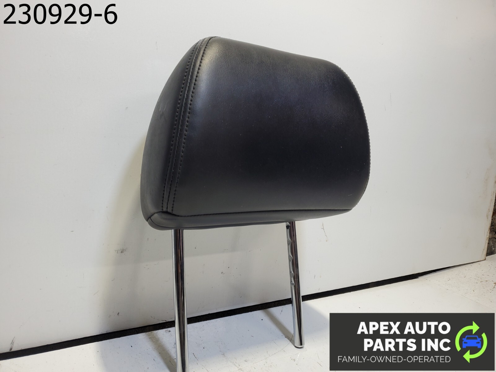 07-13 INFINITI G35 G37 FRONT LEFT RIGHT SEAT HEAD REST HEADREST SET BLACK OEM - Image 3