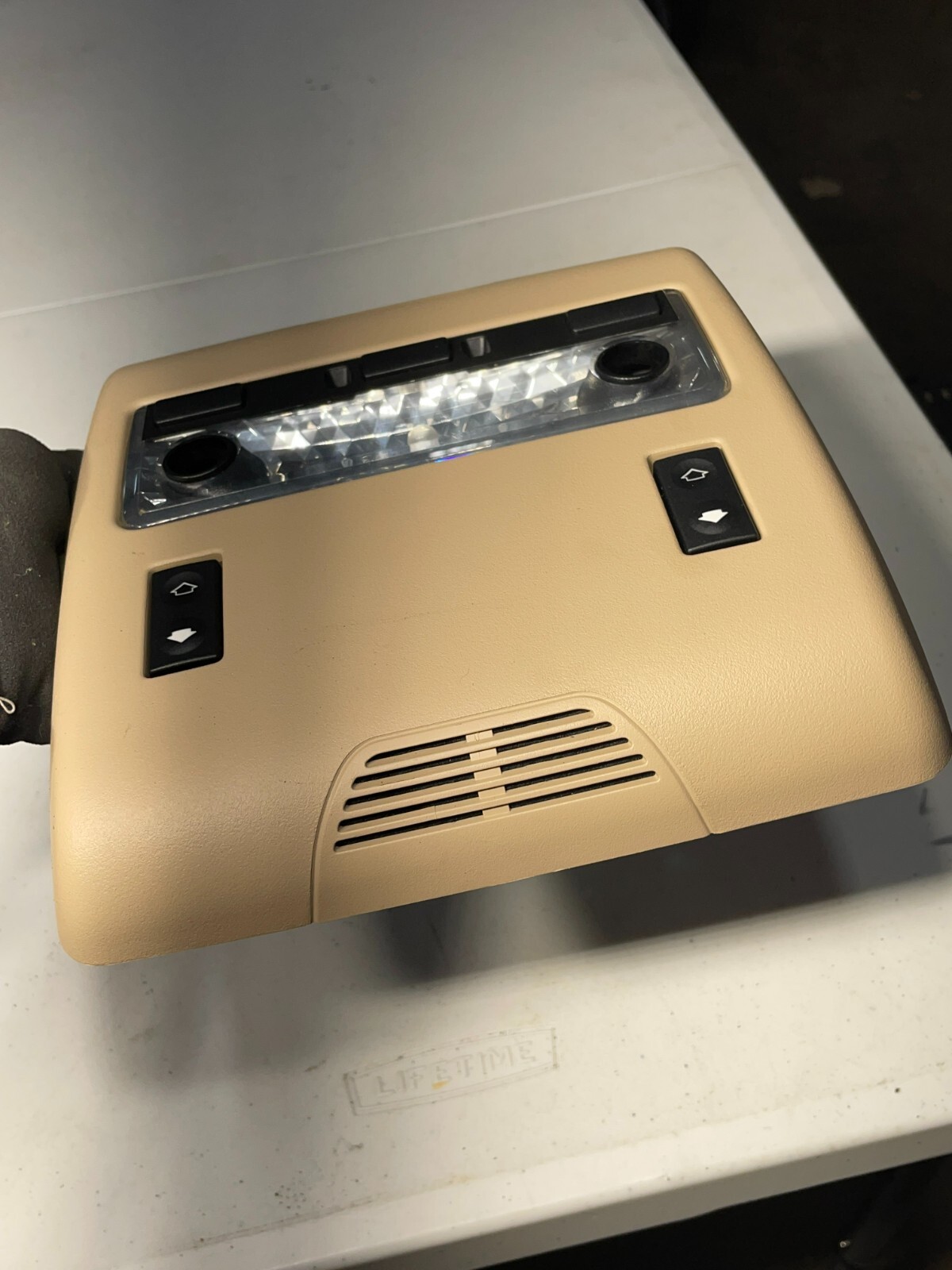 2000-06 BMW E53 X5 Rear Top Upper Interior Dome Light Lamp Assembly TAN OEM - Image 5