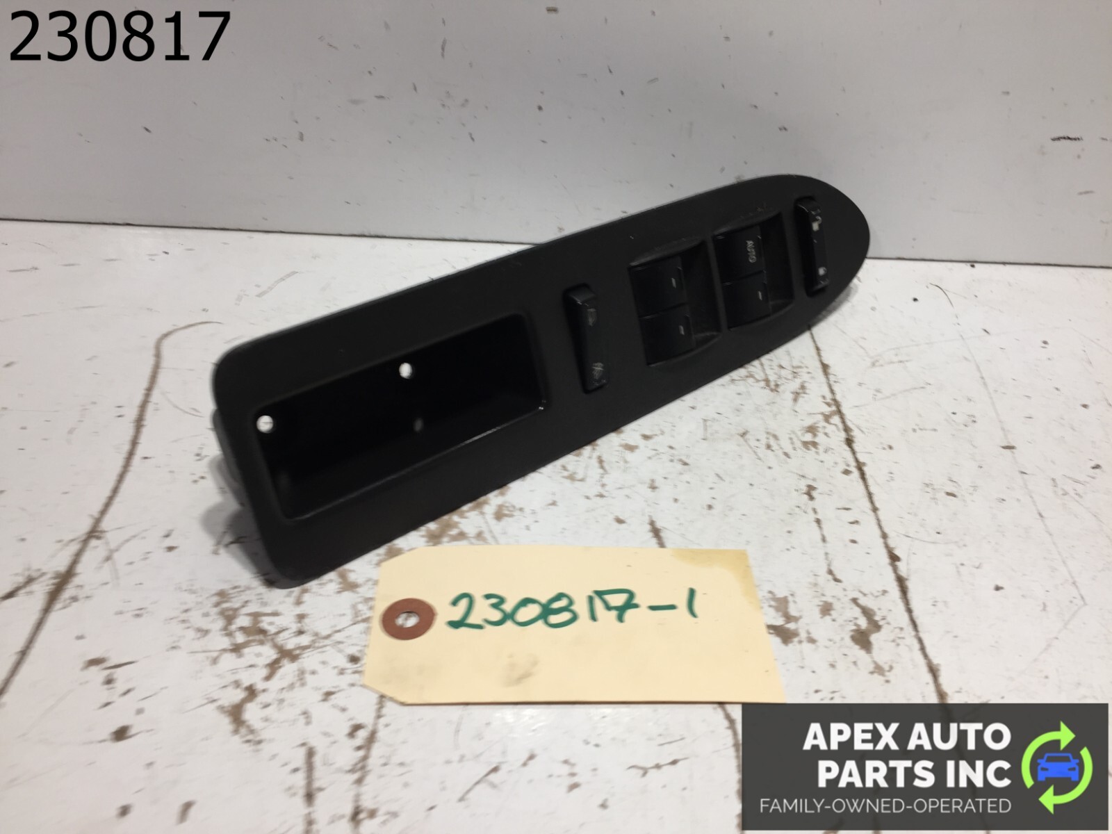 2005-07 Ford Five Hundred Drivers Left Front Master Door Switch Black