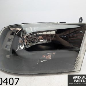 AFT 2009 Dodge Ram 1500 4.7L Halogen Headlight Right Passenger BLACK HOUSING