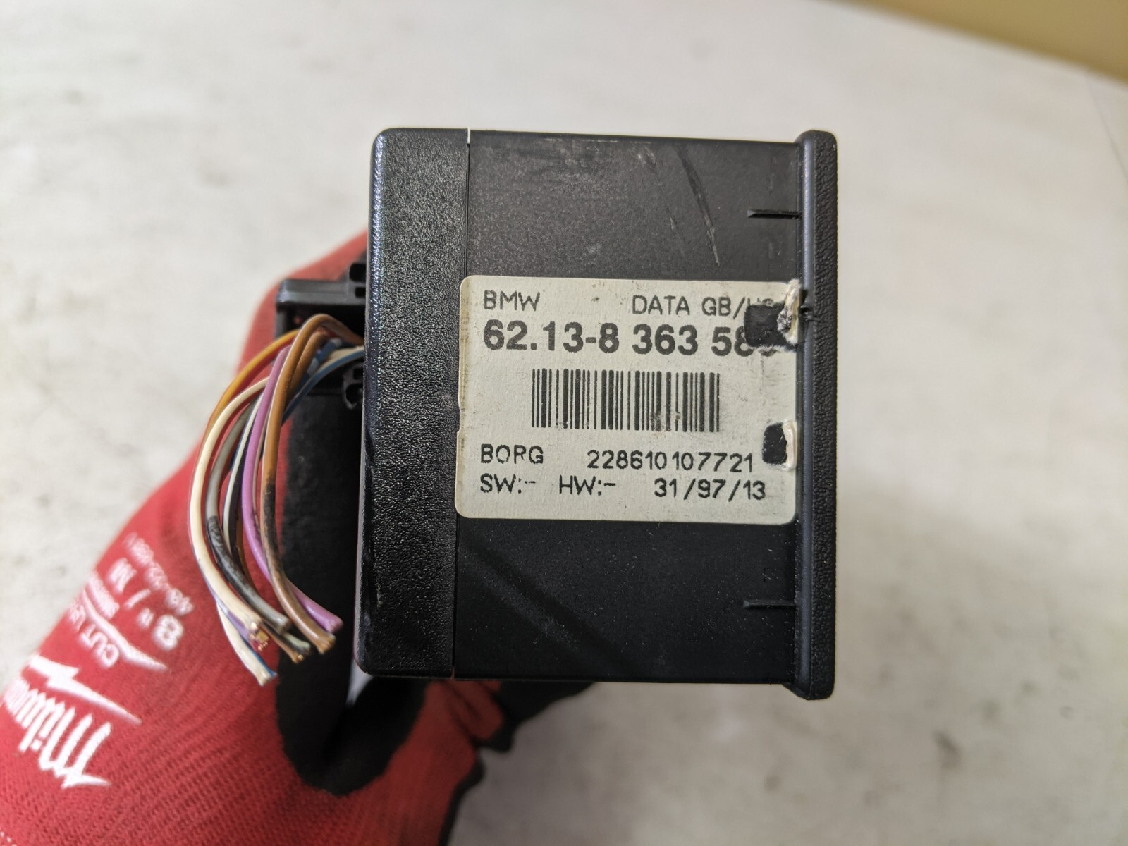 BMW E36 7 Button OBC On Board Computer Info Display Check Control 318 Clock - Image 4