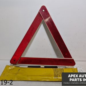 OEM 1984-1989 Volvo 740 2.3L Car Breakdown Kit Jack And Warning Sign