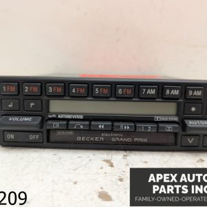 OEM 1986 Mercedes 300E 3.0L AM/FM Becker Radio Cassette Player