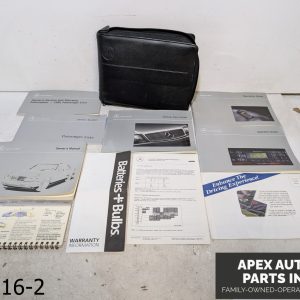 OEM 1996-1999 Mercedes E430 4.3L Mercedes-Benz Owner's Manual Book Case Black
