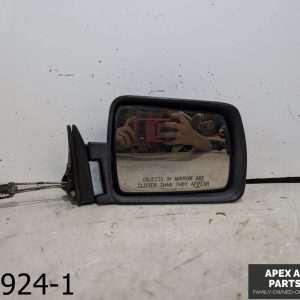 OEM 1996 Jeep Cherokee 4.0L Passenger Side RH Manual Remote Mirror W/ Trim