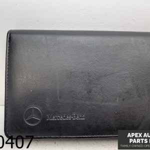 OEM 1996 Mercedes S420 4.2L Owner's Manual Book Case Black