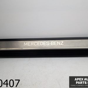 OEM 1996 Mercedes S420 4.2L Sedan Front Door Sill -Gray
