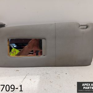 OEM 1997-2001 BMW 528i 2.8L Left Driver's Sun Visor Grey Cloth