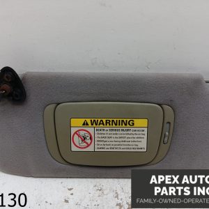 OEM 2000 Jaguar S-Type 3.0L Driver Sun Visor Mirror Left Sunvisor Grey