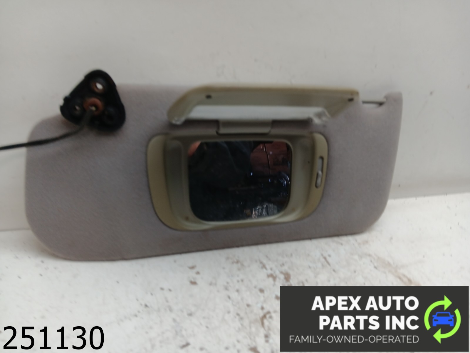 OEM 2000 Jaguar S-Type 3.0L Driver Sun Visor Mirror Left Sunvisor Grey - Image 8