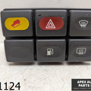 OEM 2001 Land Rover Discovery 4.0L hazard light hill Fuel Door Defrost switch