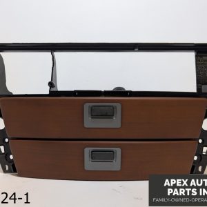 OEM 2002-2005 BMW 745i 4.4L CENTER DASH CONSOLE STORAGE WOOD TRIM TRAY