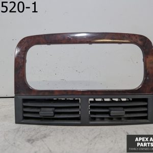 OEM 2002 Jeep Grand Cherokee 4L Dash Radio Bezel Trim w/ Air Vents 55116037