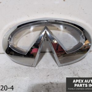 OEM 2003-2004 Infiniti M45 4.5L REAR TRUNK LID CHROME CENTER EMBLEM LOGO BADGE