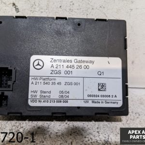 OEM 2003-2006 Mercedes E350 3.5L Central Gateway Control Module 2115405645