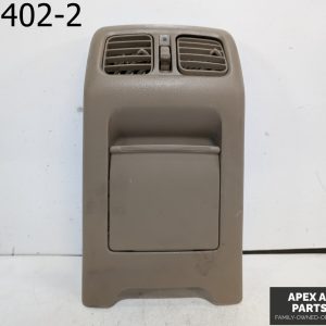 OEM 2003 Acura TL 3.2L Panel Cover Rear Center Console A/C Air Vent w/ Storage