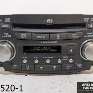 OEM 2004-2006 Acura TL 3.2L Radio 6 CD Cass Player 39100-SEP-A010