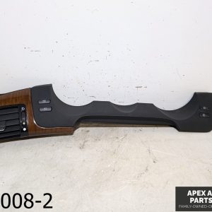 OEM 2005-2012 Acura RL 3.5L lower speedometer cluster dash trim w switches
