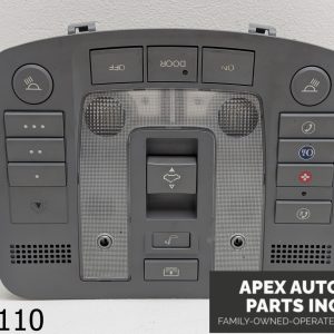 OEM 2005 Acura RL 3.5L DOME LIGHT OVERHEAD INTERIOR CONSOLE HOMELINK SUNROOF