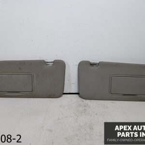 OEM 2005 Kia Spectra 2.0L Sun Visor Right Left Driver Passenger LH RH Set