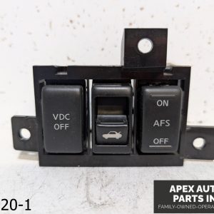 OEM 2006-2008 Infiniti G35 3.5L VDC OFF TRACTION TRUNK RELEASE CONTROL SWITCH