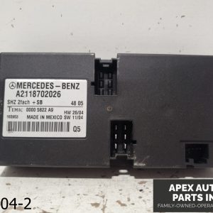 OEM 2006-2012 Mercedes R 350 3.5L SEAT CONTROL MODULE UNIT A2118702126