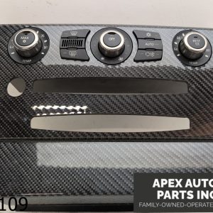 OEM 2006 BMW 650i 4.8L FRONT NAVIGATION RADIO AC CLIMATE WOOD PANEL TRIM