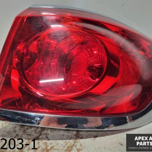OEM 2007-2012 Buick Enclave 3.6L Passenger Tail Light Quarter Panel Mounted