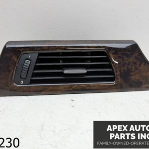 OEM 2007 BMW 328i DASH DASHBOARD AC A/C HEATER LEFT DRIVER AIR VENT w WOOD TRIM