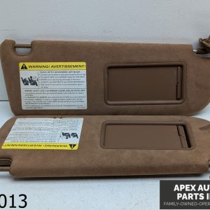 OEM 2008-2010 Audi A8 4.2L FRONT LEFT & RIGHT SUNVISOR SUN VISOR SHADE SET