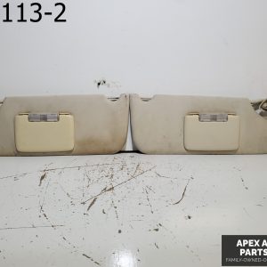 OEM 2008 Chrysler 300 DRIVER SIDE GRAY Sun Visor Left