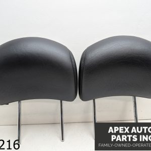 OEM 2008 Infiniti FX35 Front Driver Left & Passenger Head Rest Black Leather