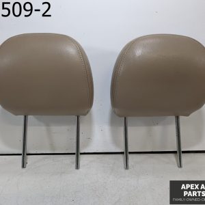 OEM 2008 Nissan Maxima 3.5L Front Head Rest Set Left Right Pair Leather
