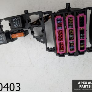 OEM 2009 Audi A4 2.0L Fuse Panel Holder Trunk Fuse Box