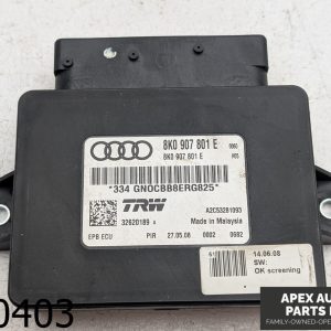 OEM 2009 Audi A4 2.0L Parking Brake Control Module Computer