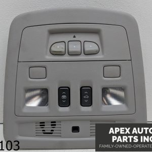 OEM 2009 Cadillac CTS 3.6L OVERHEAD MAP DOME LIGHT W/ SUNROOF SWITCH CONTROL