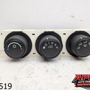 OEM 2009 Hummer H3 3.7L A/C Heater Temperature Climate Control Unit