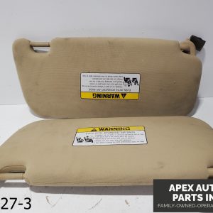 OEM 2009 Hyundai Genesis 3.8L Sun Visor Sunvisor Front Left & Right Side