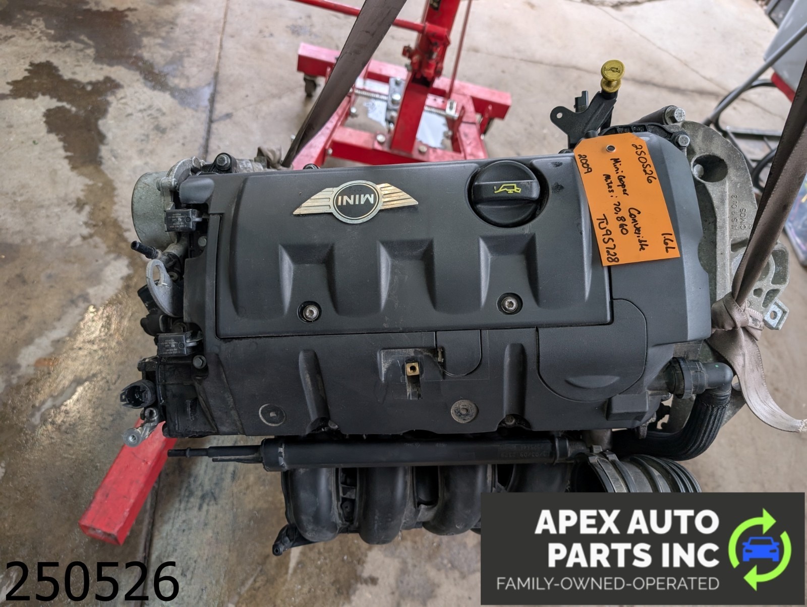 OEM 2009 MINI COOER CLUBMAN COMPLETE ENGINE N12 N12B16A R57 Without Turbo