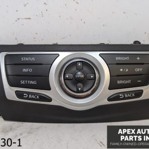 OEM 2009 Nissan Murano 3.5L Infotainment Display information screen controls c