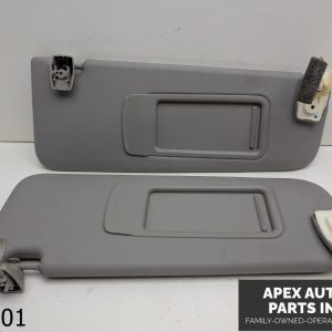 OEM 2011-2013 BMW 535i 3.0L FRONT LEFT & RIGHT SIDE SUN VISOR W/ MIRROR SET
