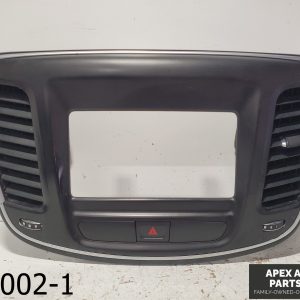 OEM 2011-2017 Chrysler 200 2.4L radio bezel dash trim for navigation