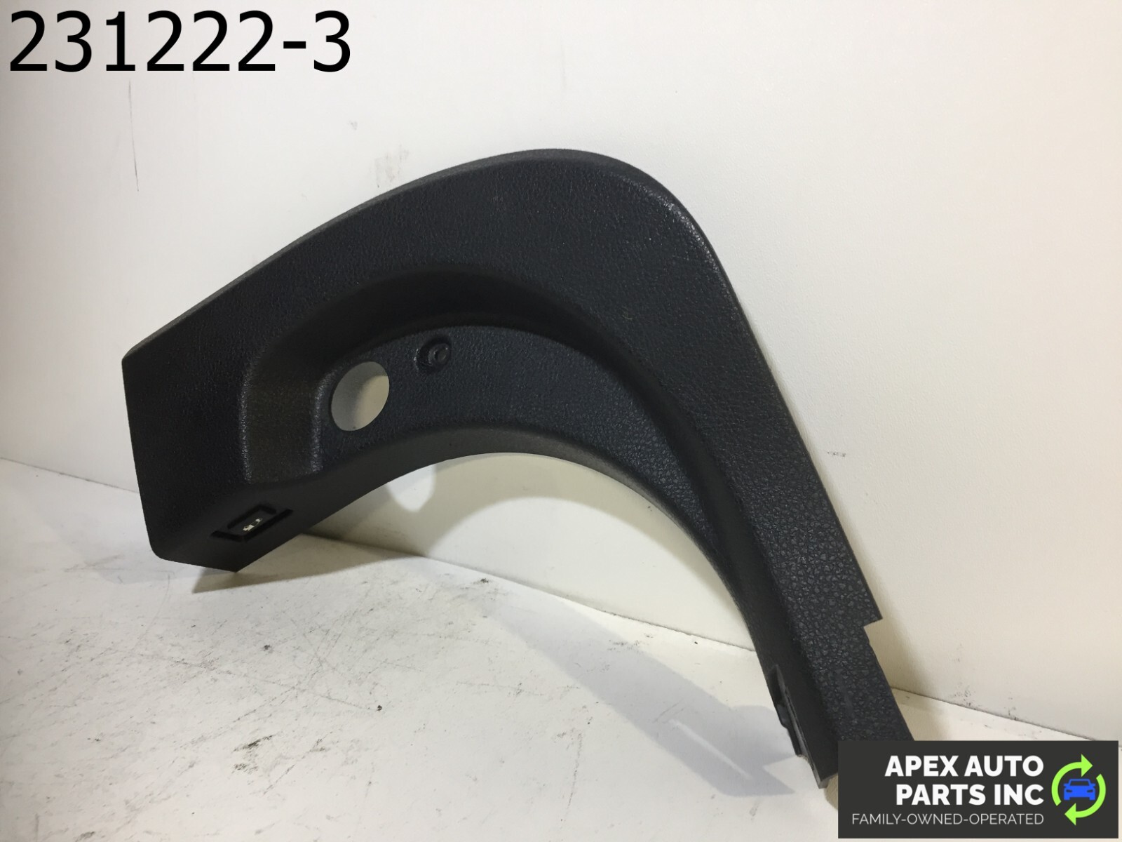 OEM 2011 BMW 550i FRONT LEFT DRIVER KICK PANEL TRIM COVER BLACK - Image 4