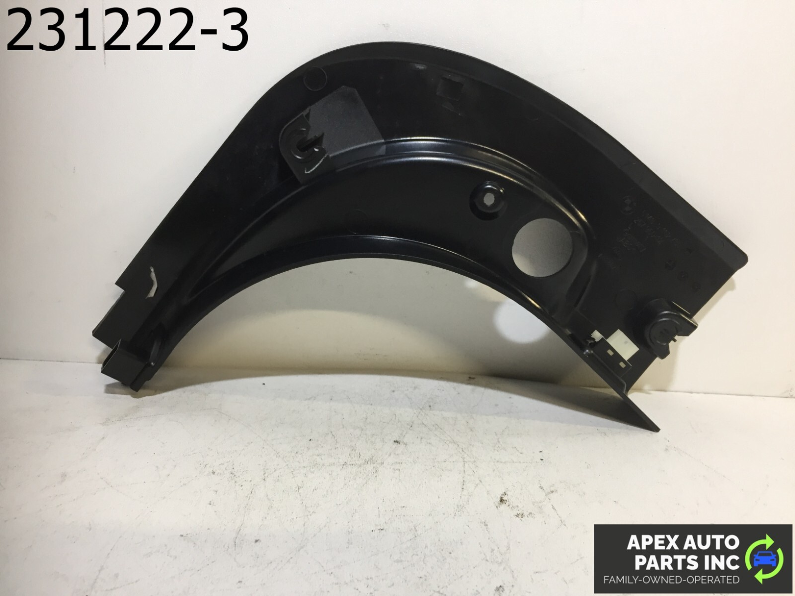 OEM 2011 BMW 550i FRONT LEFT DRIVER KICK PANEL TRIM COVER BLACK - Image 5