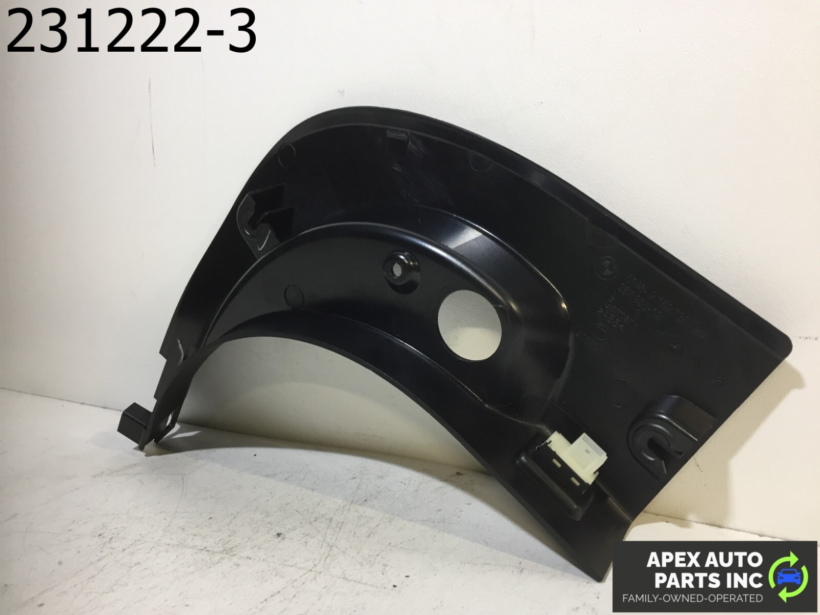 OEM 2011 BMW 550i FRONT LEFT DRIVER KICK PANEL TRIM COVER BLACK - Image 7