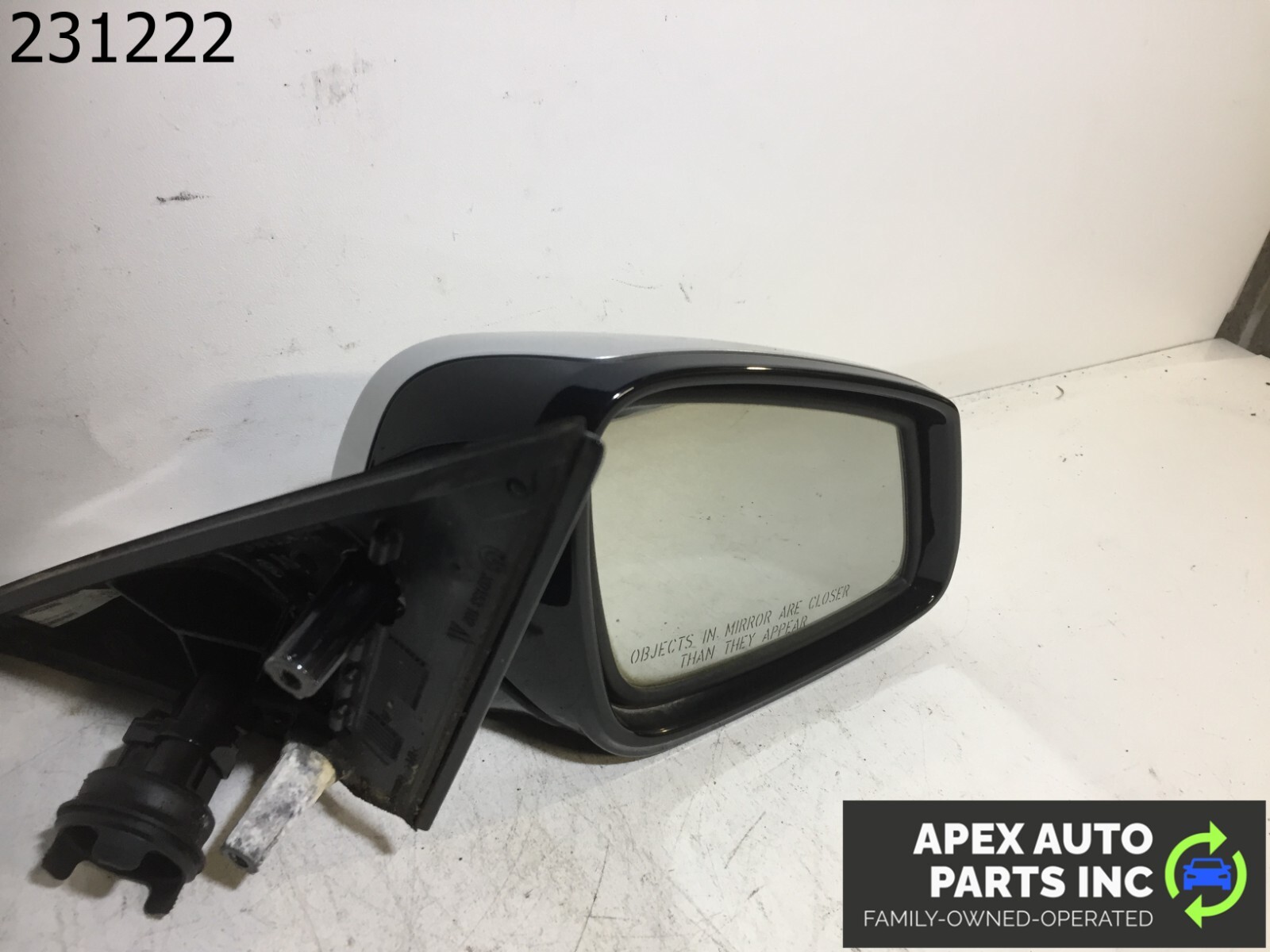 OEM 2011 BMW 550i FRONT RIGHT DOOR SIDE VIEW EXTERIOR HEATED AUTO DIP MIRROR - Image 3