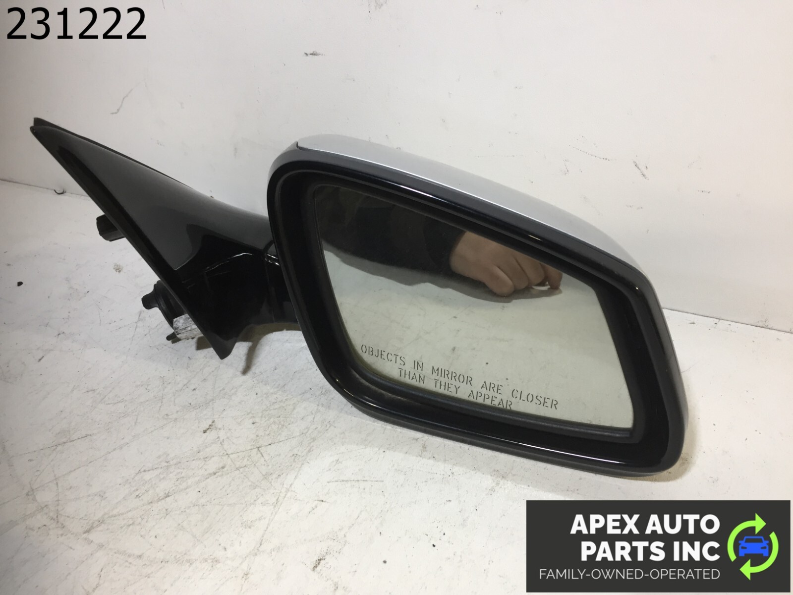 OEM 2011 BMW 550i FRONT RIGHT DOOR SIDE VIEW EXTERIOR HEATED AUTO DIP MIRROR - Image 4