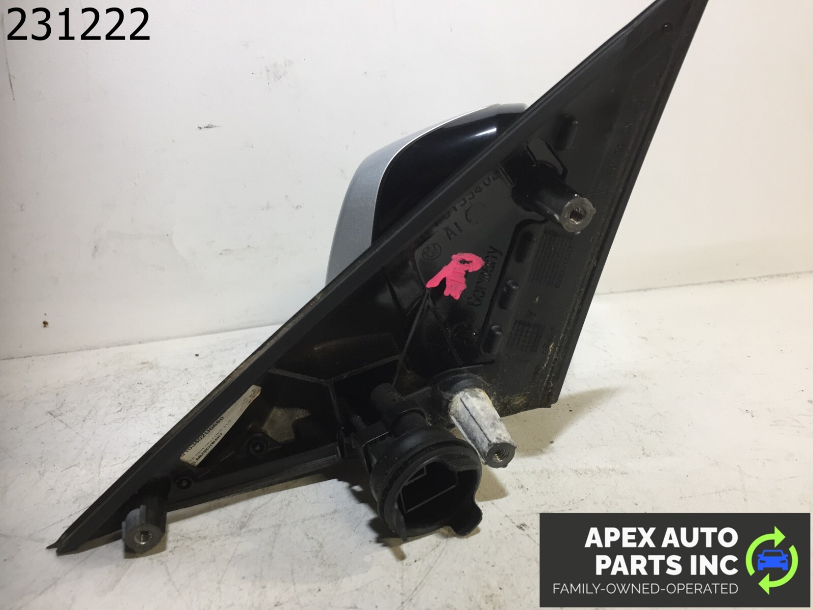 OEM 2011 BMW 550i FRONT RIGHT DOOR SIDE VIEW EXTERIOR HEATED AUTO DIP MIRROR - Image 8