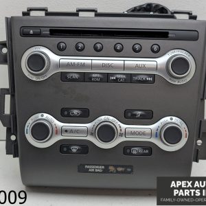 OEM 2012 Nissan Murano Radio AC Heater Temperature Climate Control 25391-1GR1A