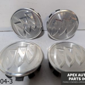 OEM 2013-2016 Buick Encore 1.4L Set of Machined Center Caps Hub Dust Covers